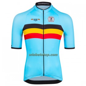 Wielershirt 2023 België Nationaal Team - Lichtblauw